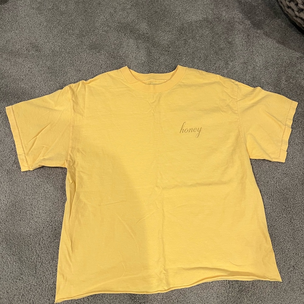 Brandy Melville Yellow Tshirt
